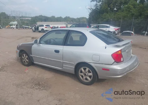 2005 Hyundai Accent Gls/Gt from USA, damaged, VIN KMHCG35CX5U326753